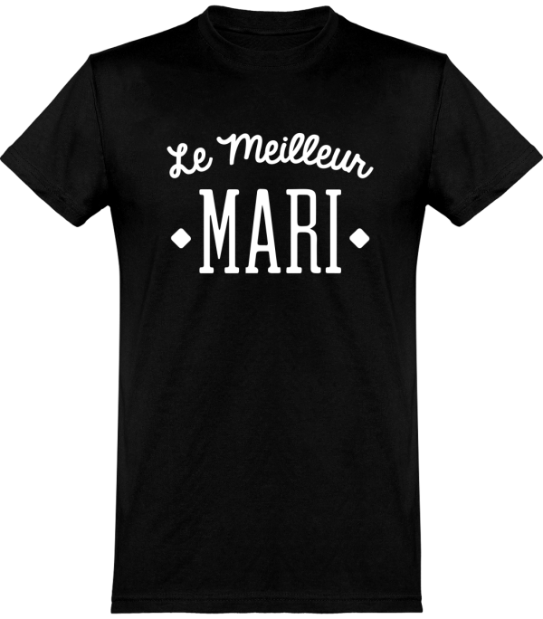 T shirt homme le meilleur mari