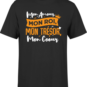 T shirt homme mon roi