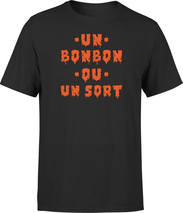 T shirt homme un bonbon ou un sort