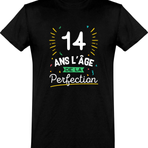 T shirt homme 14 ans la perfection