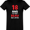 T shirt homme 18 ans et plus beau