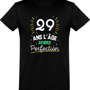 T shirt homme 29 ans la perfection