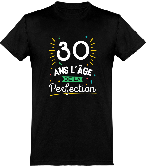 T shirt homme 30 ans la perfection