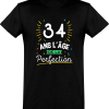 T shirt homme 34 ans la perfection