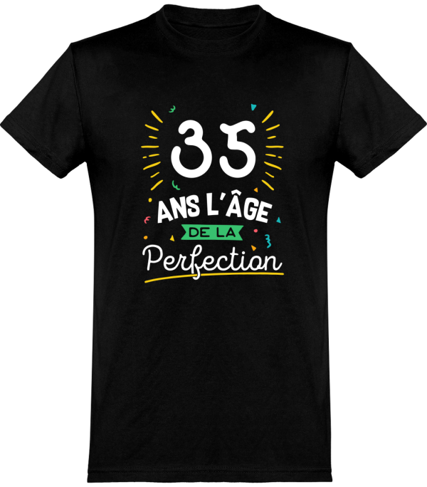 T shirt homme 35 ans la perfection