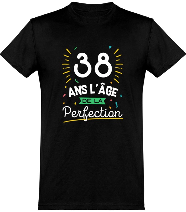 T shirt homme 38 ans la perfection