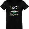 T shirt homme 40 ans la perfection