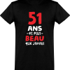 T shirt homme 51 ans et plus beau