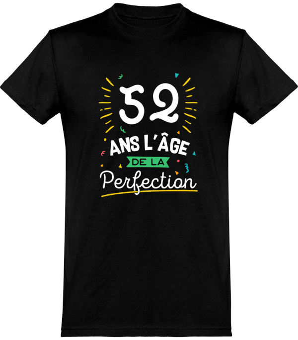 T shirt homme 52 ans la perfection