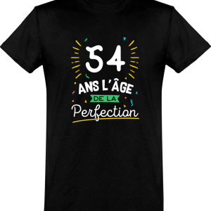 T shirt homme 54 ans la perfection T shirt homme 54 ans la perfection