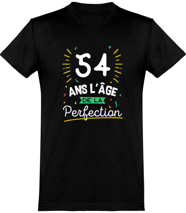 T shirt homme 54 ans la perfection