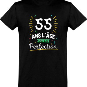 T shirt homme 55 ans la perfection T shirt homme 55 ans la perfection