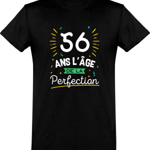 T shirt homme 56 ans la perfection T shirt homme 56 ans la perfection
