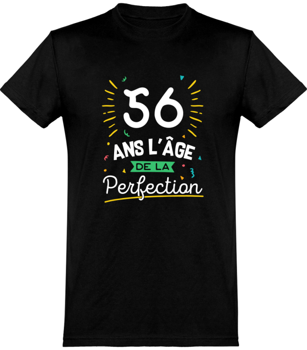 T shirt homme 56 ans la perfection