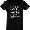 T shirt homme 57 ans la perfection