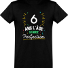 T shirt homme 6 ans la perfection