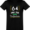 T shirt homme 64 ans la perfection