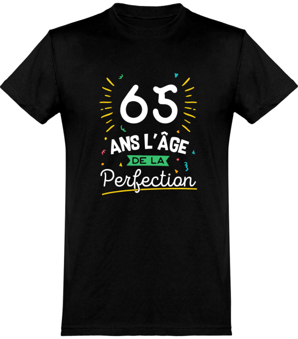 T shirt homme 65 ans la perfection