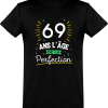 T shirt homme 69 ans la perfection