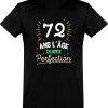 T shirt homme 72 ans la perfection