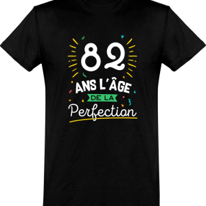 T shirt homme 82 ans la perfection