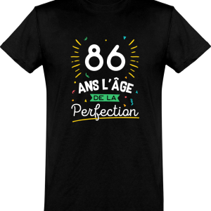 T shirt homme 86 ans la perfection