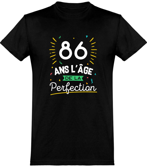 T shirt homme 86 ans la perfection