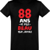 T shirt homme 88 ans et plus beau