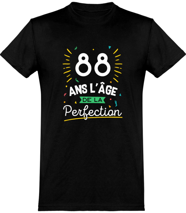 T shirt homme 88 ans la perfection