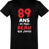 T shirt homme 89 ans et plus beau