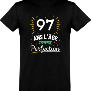 T shirt homme 97 ans la perfection T shirt homme 97 ans la perfection