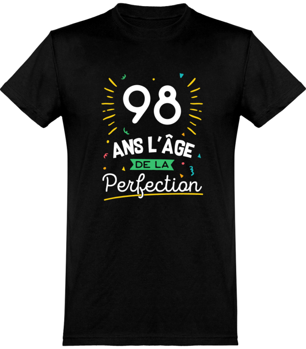 T shirt homme 98 ans la perfection