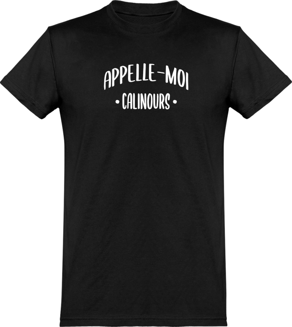 T shirt homme appelle moi calinours