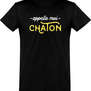 T shirt homme appelle moi chaton T shirt homme appelle moi chaton