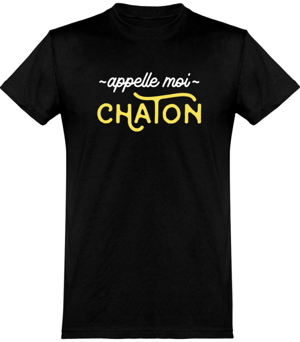 T shirt homme appelle moi chaton