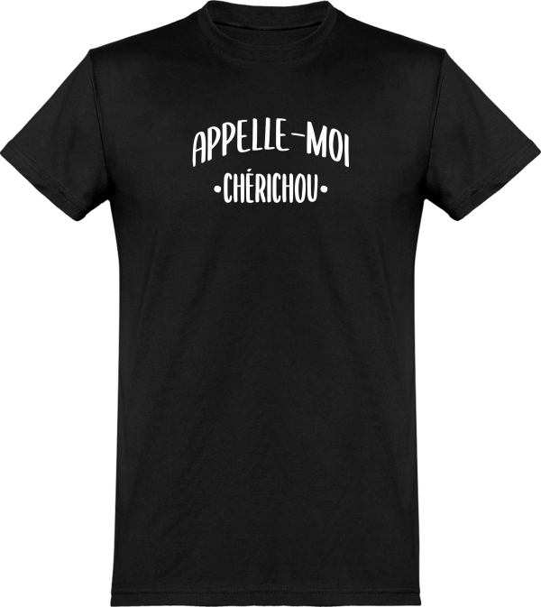 T shirt homme appelle moi cherichou