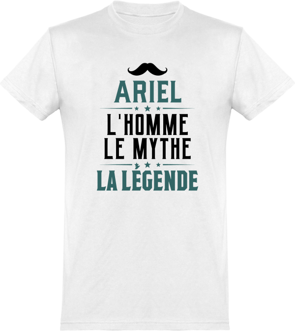 T shirt homme ariel l’homme le mythe la legende