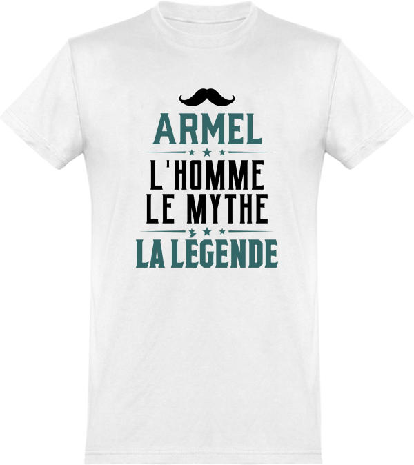 T shirt homme armel l’homme le mythe la legende