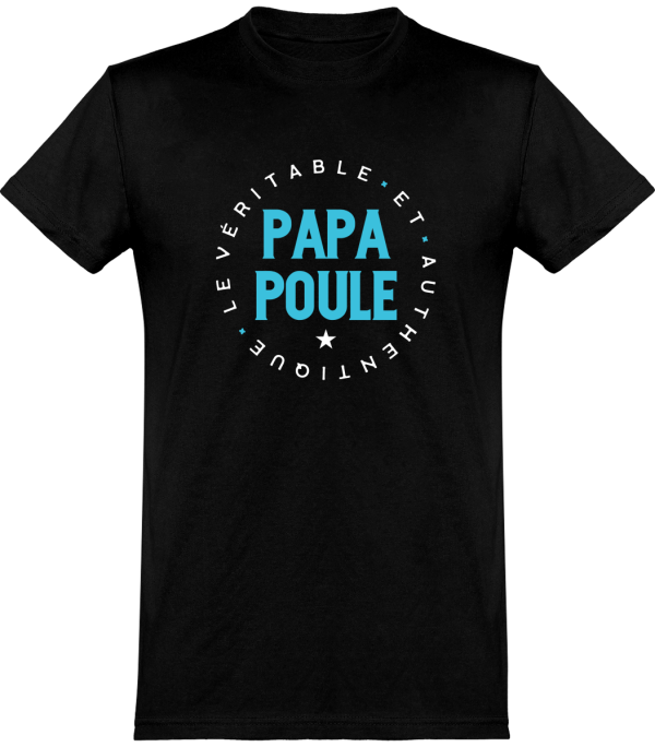 T shirt homme authentique papa poule