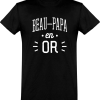 T shirt homme beau-papa en or