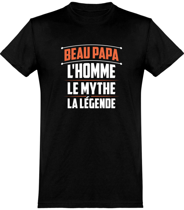 T shirt homme beau papa la legende