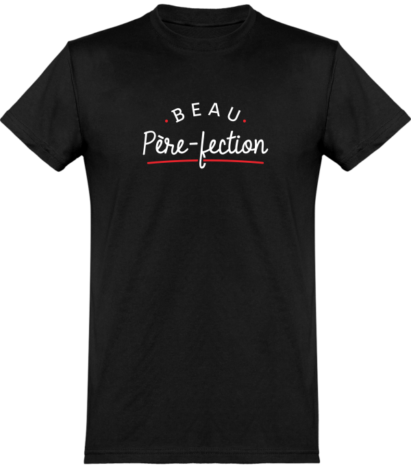 T shirt homme beau pere-fection