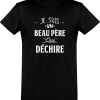 T shirt homme beau pere qui dechire