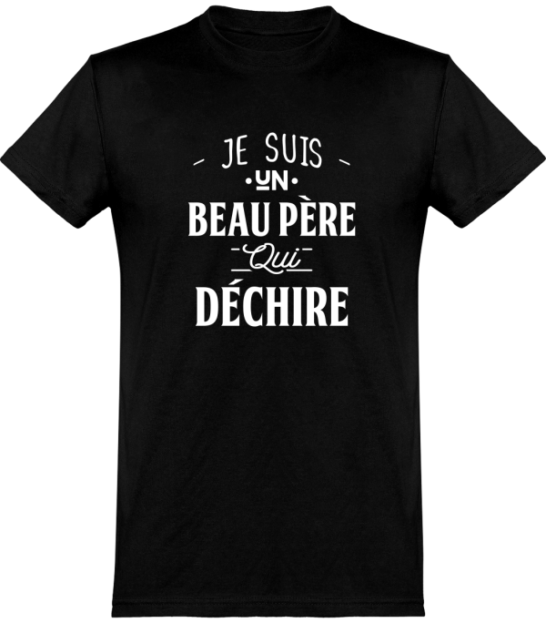 T shirt homme beau pere qui dechire