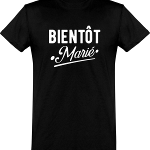 T shirt homme bientot marie