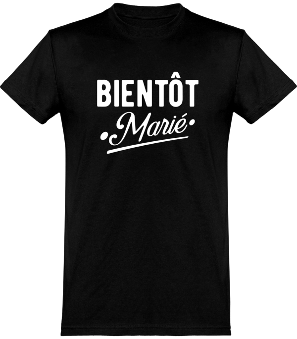 T shirt homme bientot marie