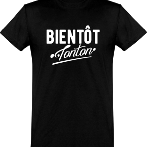 T shirt homme bientot tonton
