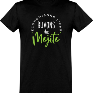 T shirt homme buvons du mojito