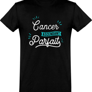 T shirt homme cancer ascendant parfait