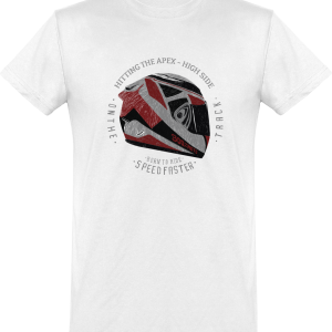 T shirt homme casque moto gp